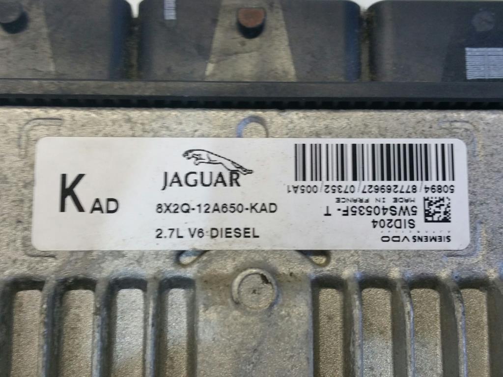 Jaguar XF X250 Bj.08 Motorsteuergerät 2.7D V6 152kw 8X2Q12A650KAD