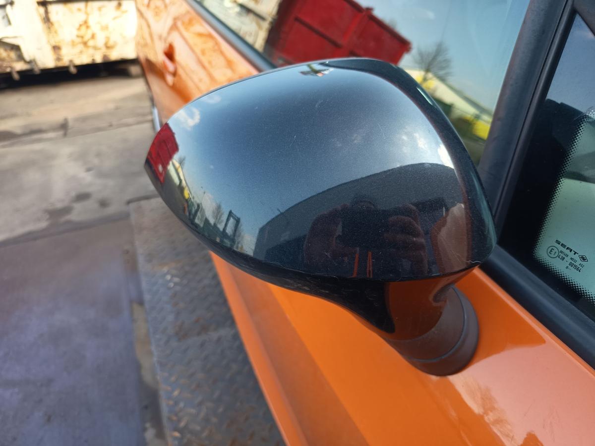 Seat Ibiza 6J original Aussenspiegel rechts elektrisch Satinschwarz Bj 2009