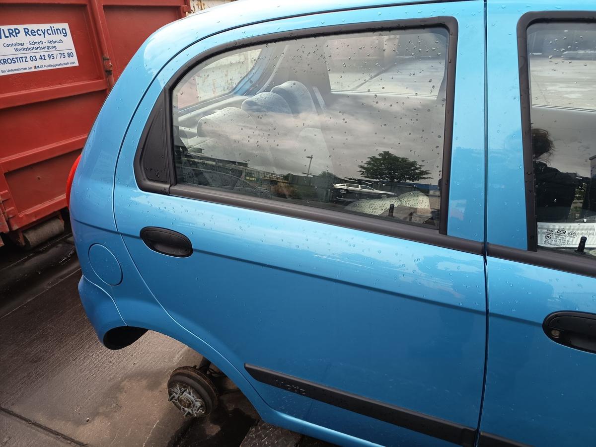 Chevrolet Matiz M200 orig Tür hinten rechts blau Bj 2008