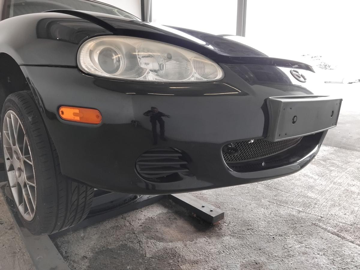 Mazda MX-5 II NB Facelift orig Sto&szlig;f&auml;nger Sto&szlig;stange vorn schwarzmetallic BJ2004