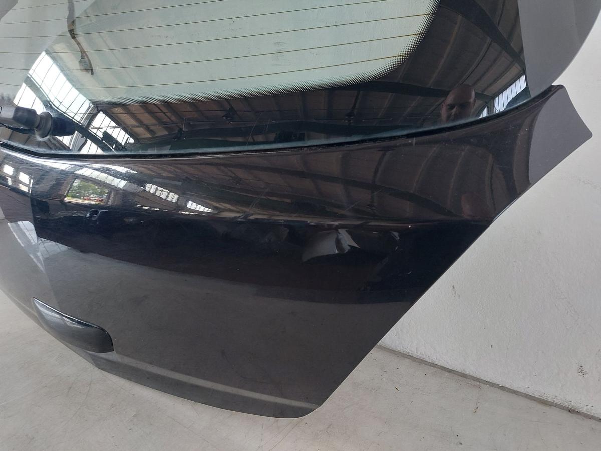 Opel Corsa D Heckklappe mit Scheibe nur f&uuml;r 5 t&uuml;rer im Rohbau 2HU Saphirschwarz