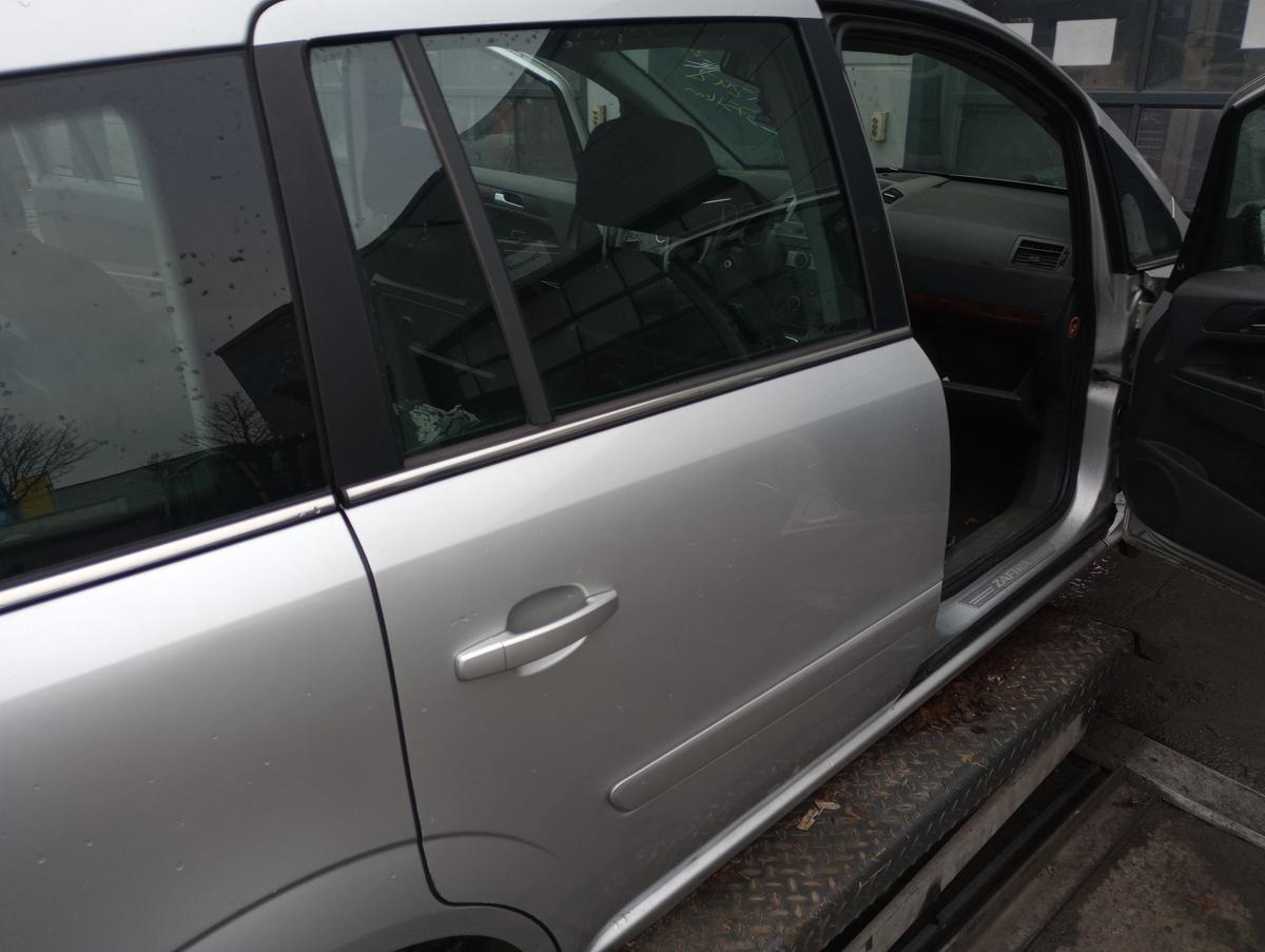 Opel Zafira B original Tür hinten rechts Fond Z157 Starsilber Bj 2005