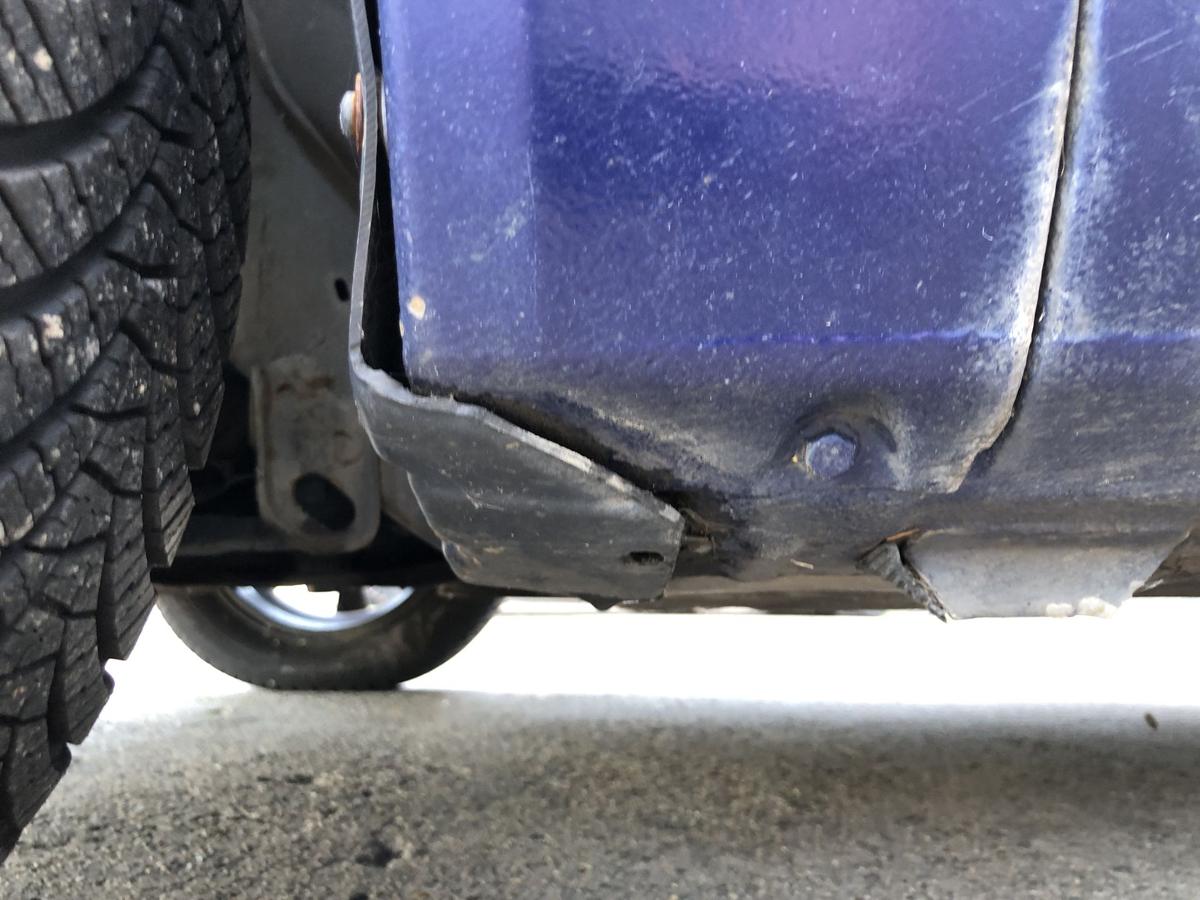 Nissan Micra K12 Kotflügel vorn links Fahrerseite BW6 Dark Blue Perl