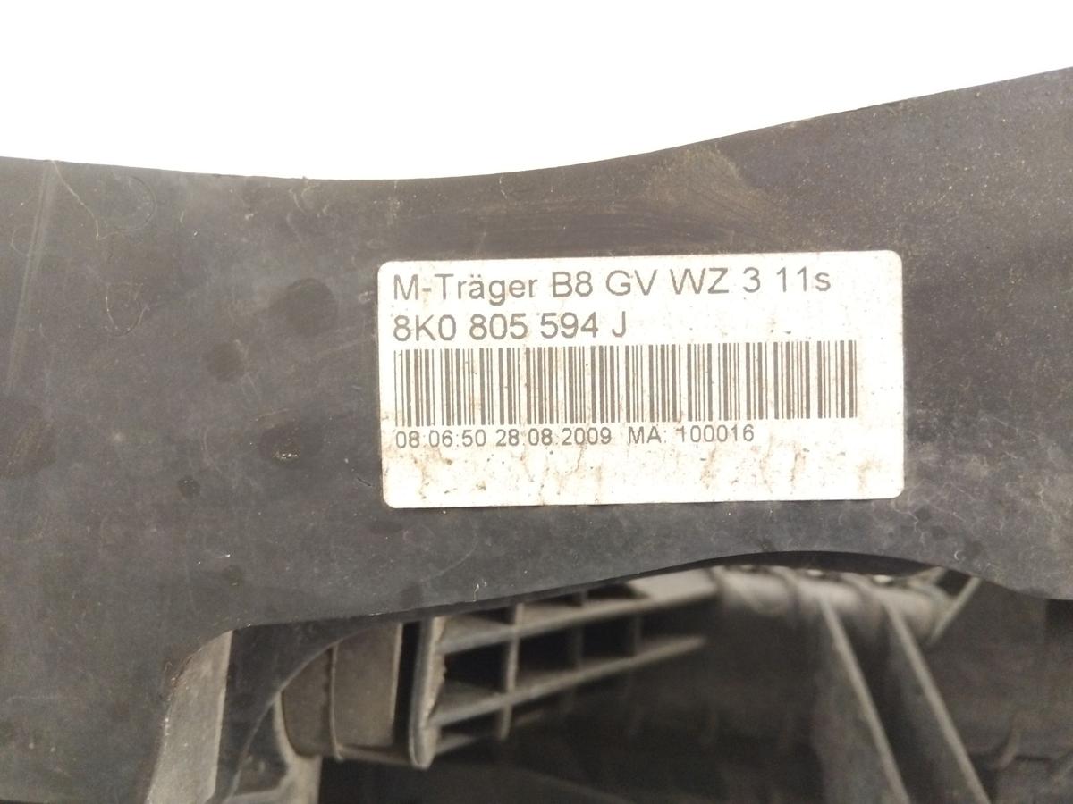 Audi A4 8K B8 Schlo&szlig;tr&auml;ger Frontmittelteil mit K&uuml;hlerpaket 1.8TFSI Bj.2009