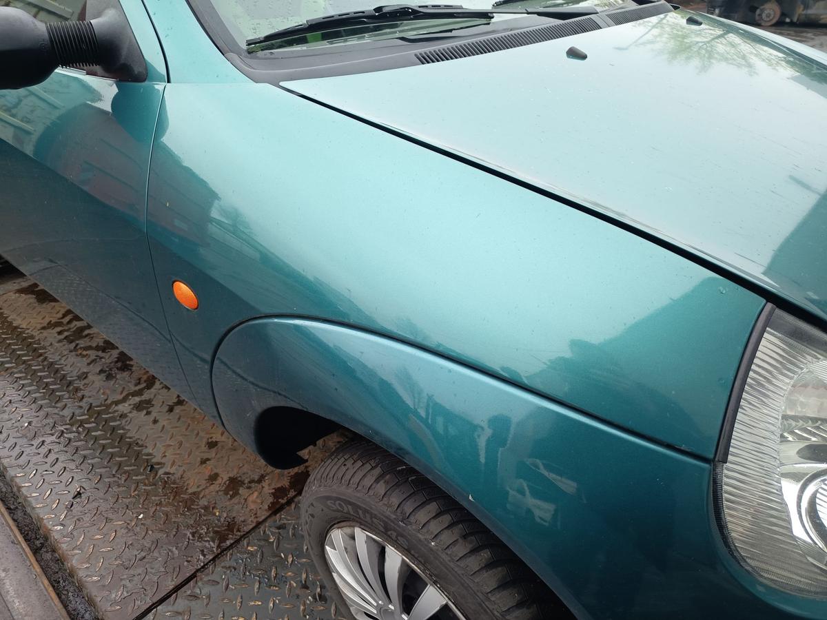 Ford KA RBT original Kotfl&uuml;gel rechts Karibik Gr&uuml;n Baujahr 1999