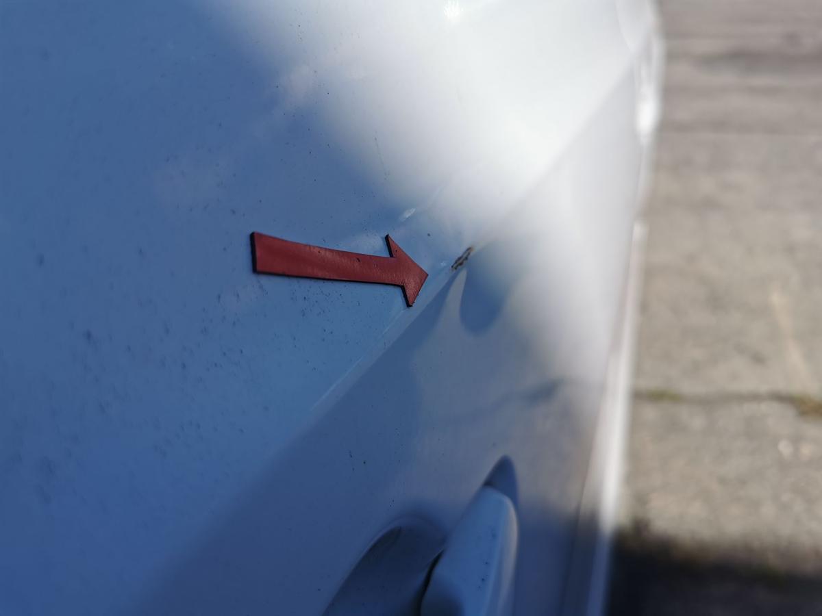 Daihatsu Materia M401 Tür Autotür Rohbautür Fondtür hinten rechts W09 White ROST