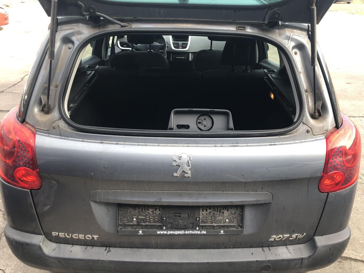Peugeot 207 SW Typ WE Heckklappe ohne Heckscheibe im Rohbau KTH Thorium Grau