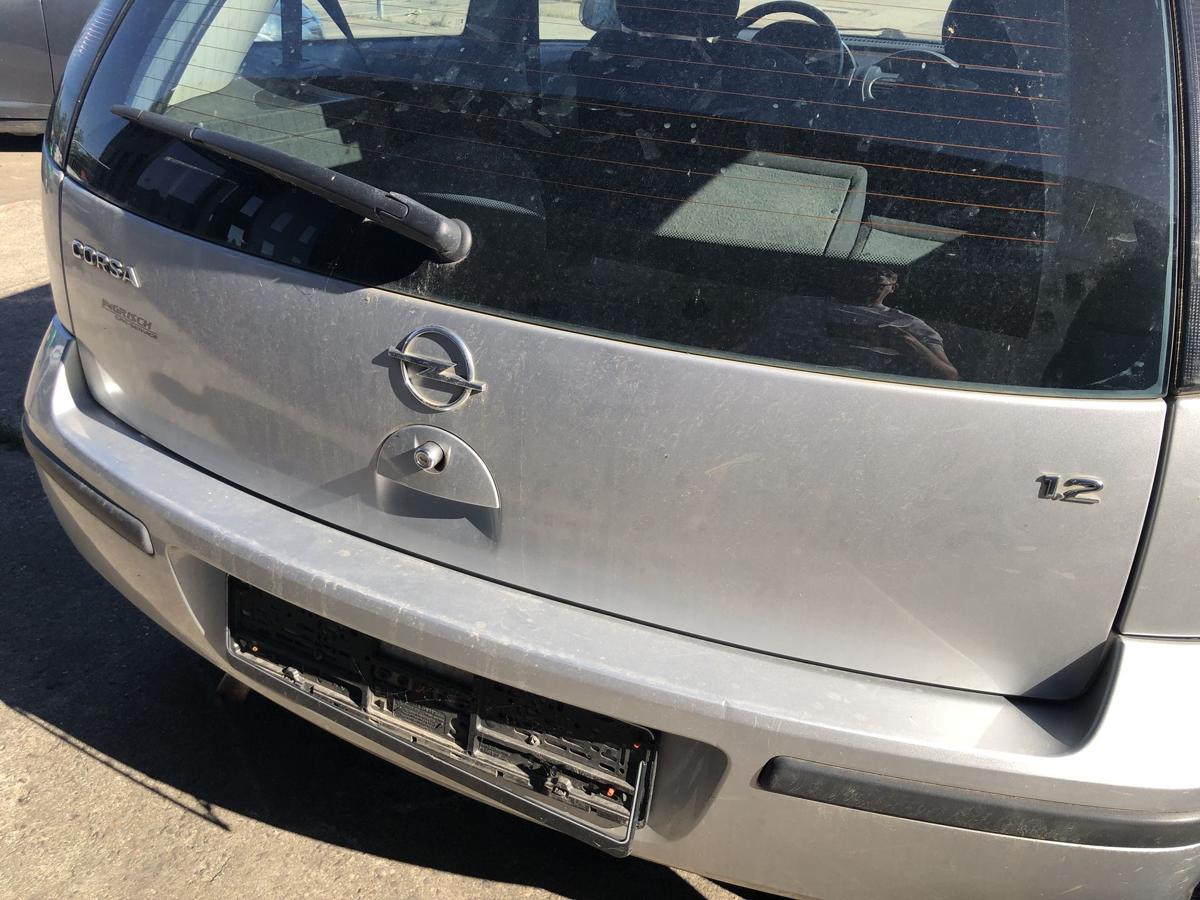 Opel Corsa C ab03 Heckklappe mit Scheibe Kofferklappe Heckdeckel Z157 Starsilber