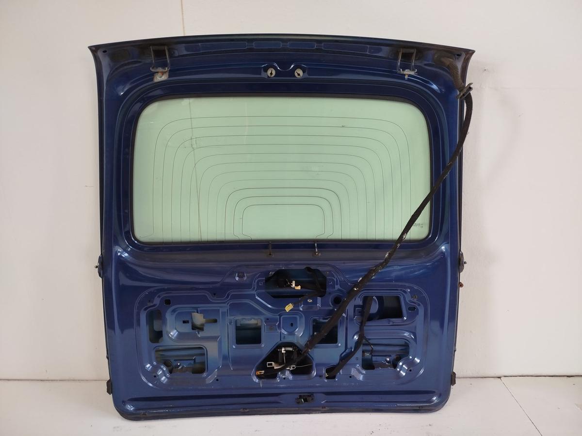 Renault Kangoo KC Heckklappe Kofferklappe Heckdeckel Scheibe NV432 Bleu Methyl