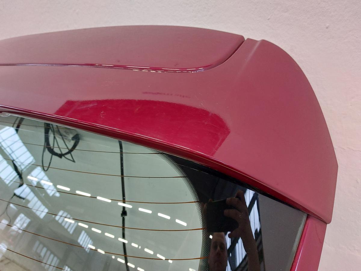 Ford Fiesta JA8 Heckklappe Kofferklappe Heckdeckel mit Scheibe Hot Magenta 5 trg