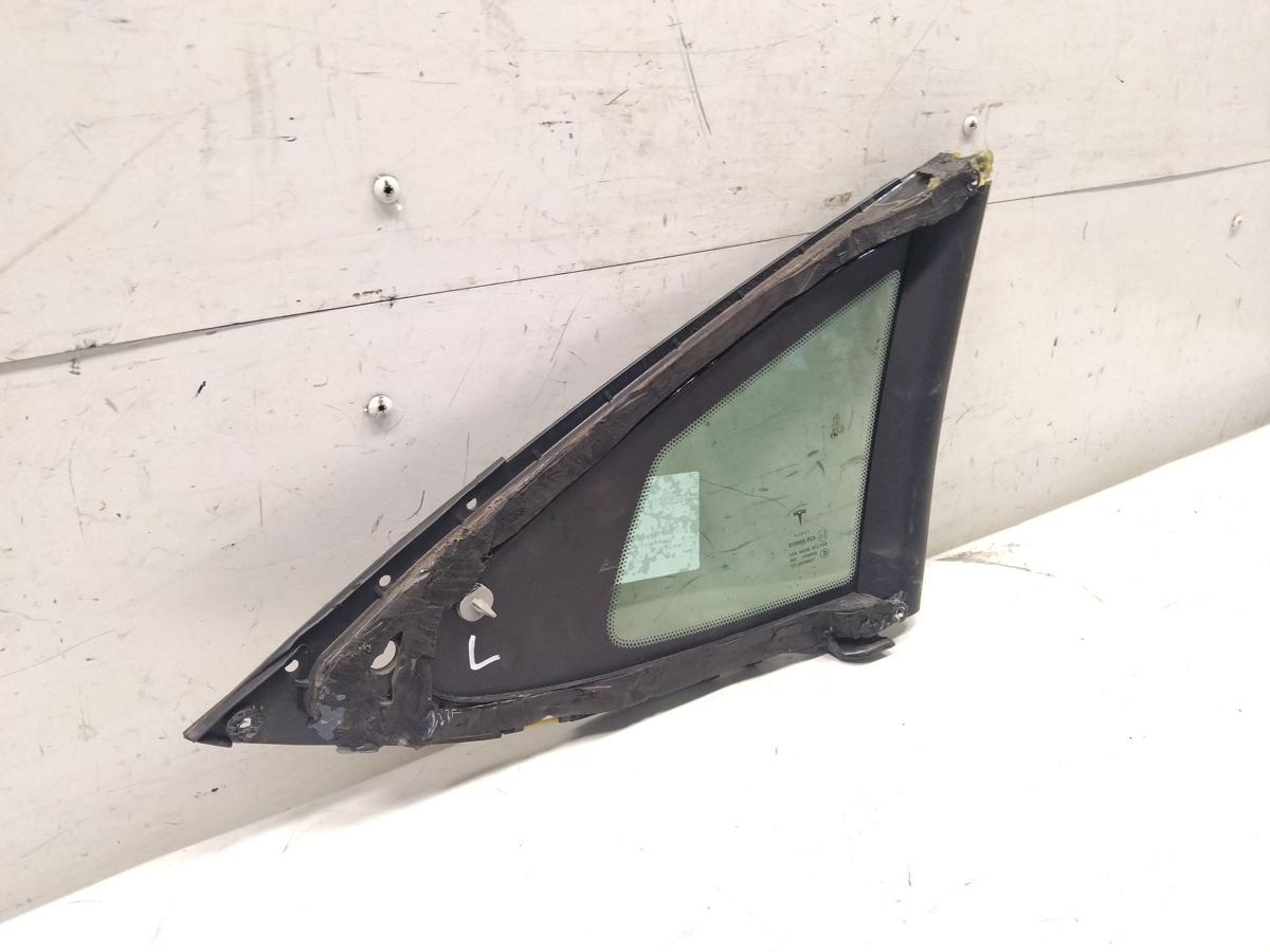 Tesla Model S P85D original Dreieckscheibe hinten links gr&uuml;ncolor BJ2014