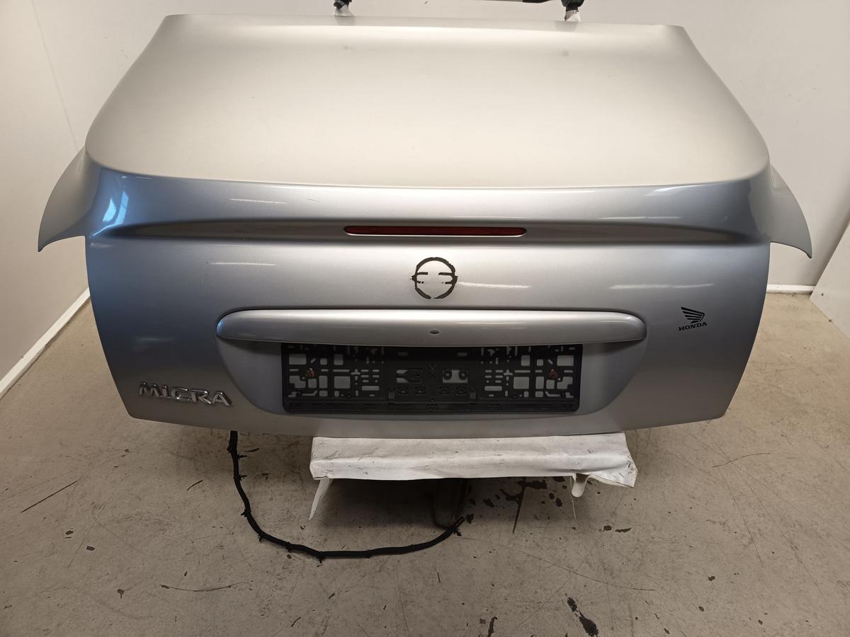 Nissan Micra K12 Cabrio orig Heckklappe Heckdeckel KY0 Sporty Silver Bj 2006