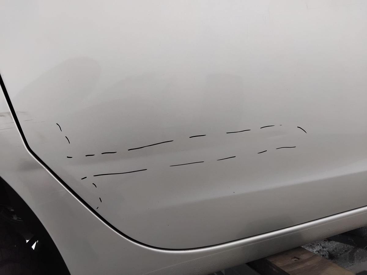 Opel Meriva B original Tür hinten rechts GAN argonsilbermetallic Z176 BJ2013