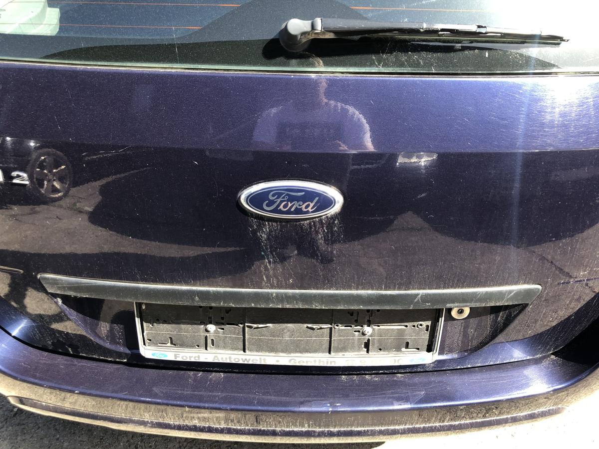Ford Fusion JU2 Heckklappe mit Heckscheibe im Rohbau Lugano blau Kofferklappe