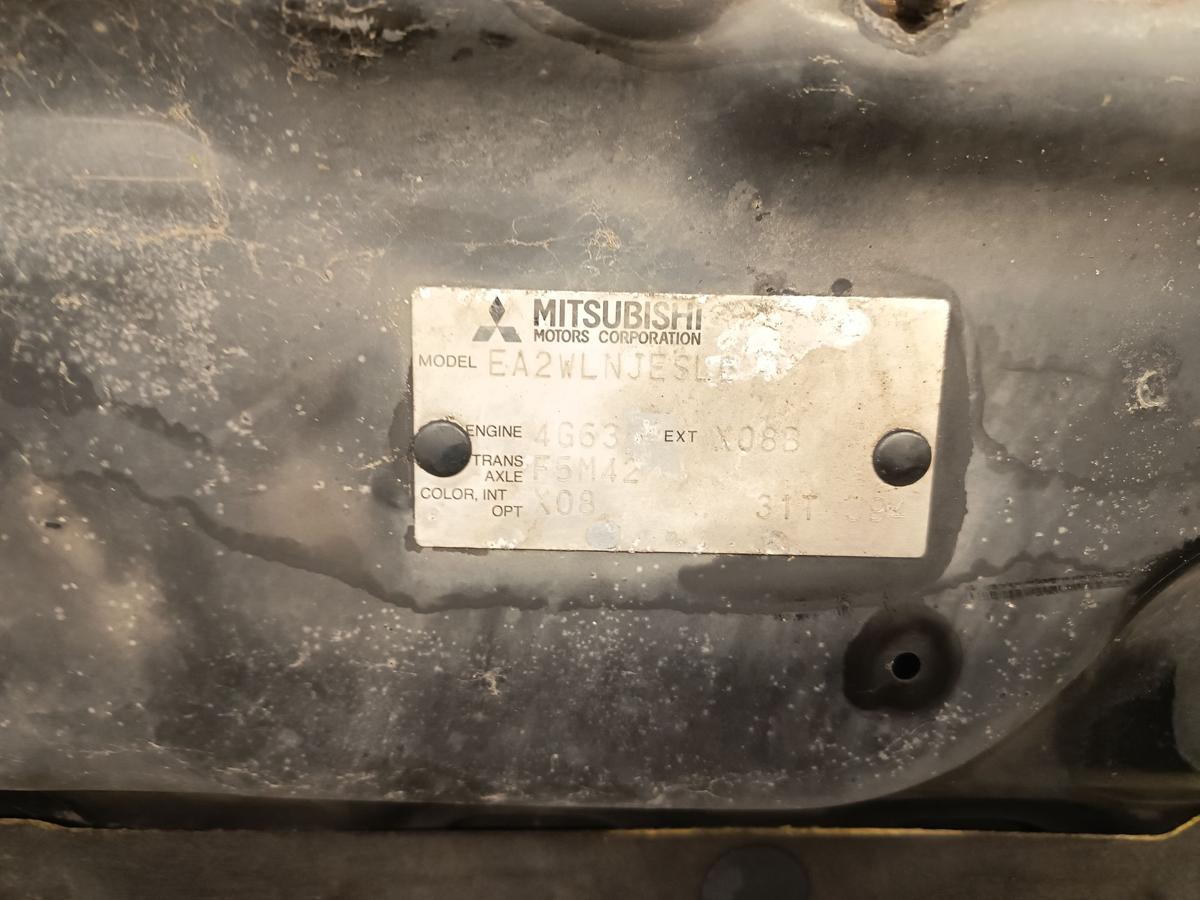 Mitsubishi Galant EA0 orig Motorhaube X08 Mystic Black Pearl Bj 2002
