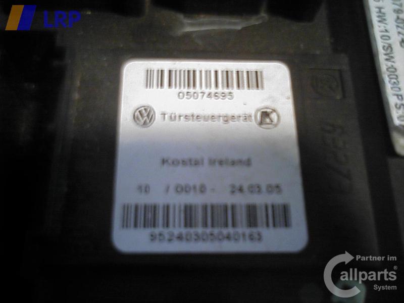 MOTOR FENSTERHEB HINTEN RECHTS; Fensterheber Motor HR; A3 (8P, 05/03-); 05/03 - 06/08; 8P4959802B; 8P4959802B