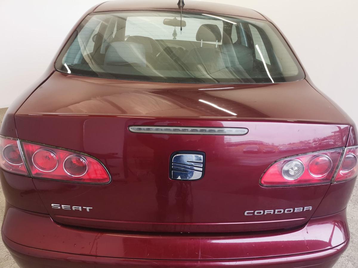 Seat Cordoba 6L original Heckklappe LS3W Rojo Soberano Rotmetallic Bj.2004