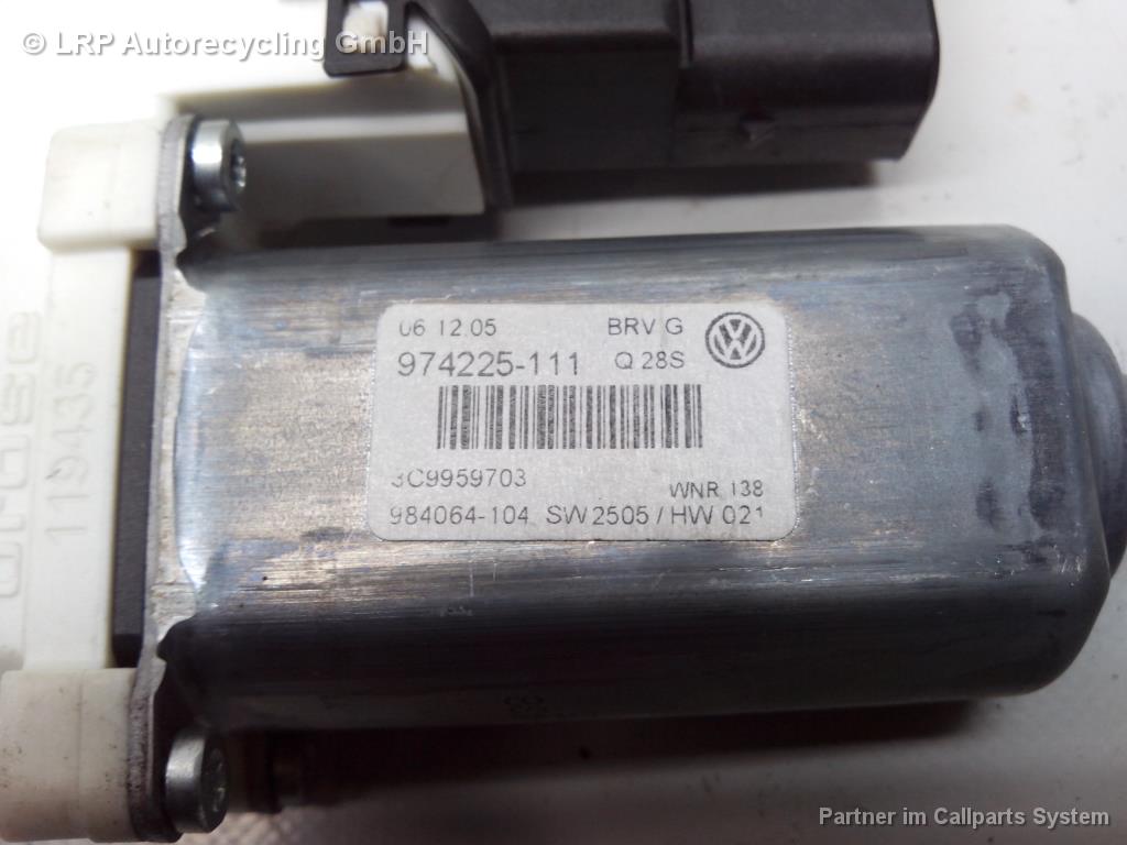 VW Passat 3C Kombi BJ2005 Fensterhebermotor hinten links 3C9959703