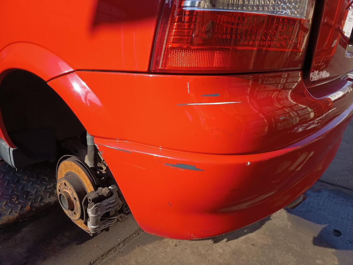 Opel Astra G 5 T&uuml;rer original Sto&szlig;stange hinten Y547 Magmarot Baujahr 1998