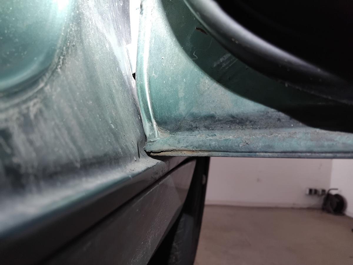 BMW 3er E46 T&uuml;r vorn rechts Beifahrert&uuml;r meergr&uuml;nmetallic 393 BJ1999