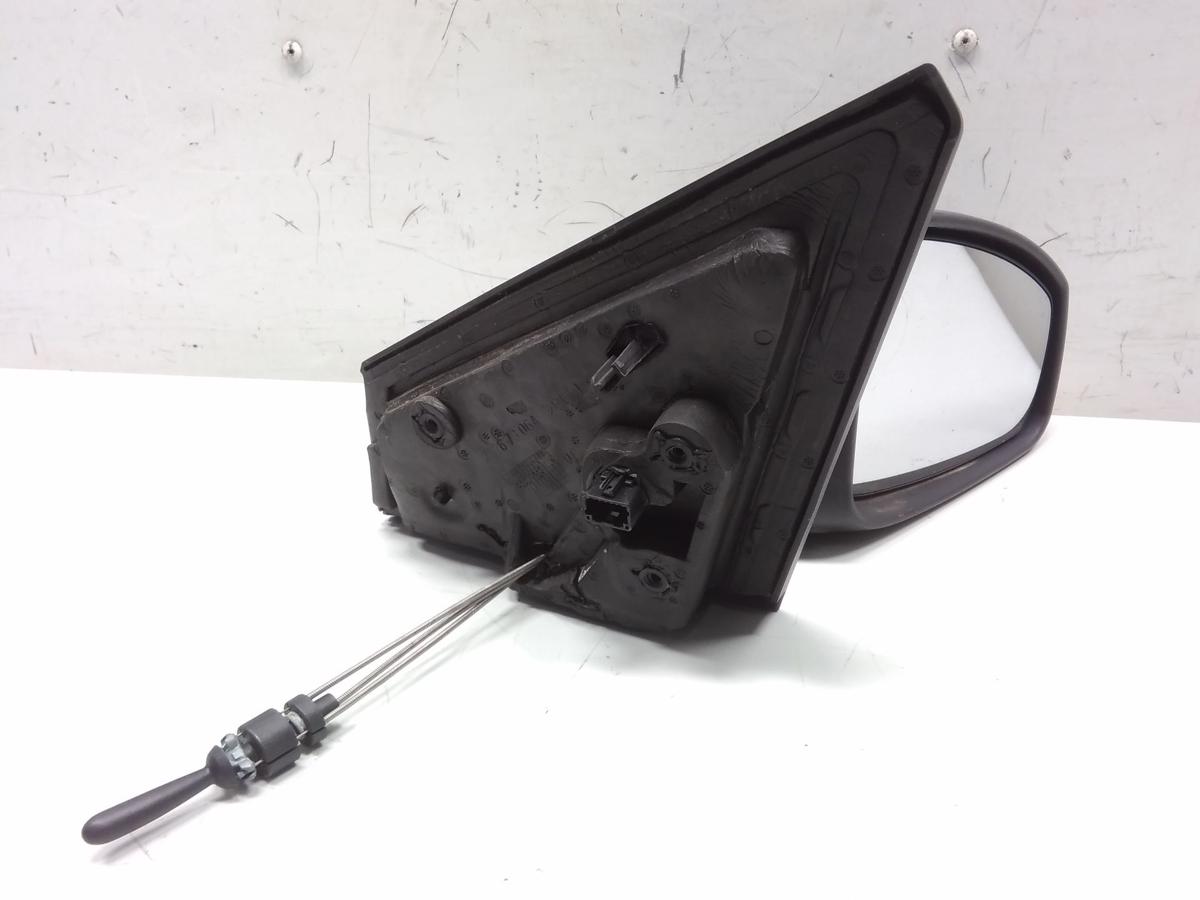 Renault Megane 3 original Au&szlig;enspiegel rechts schwarz unlackiert manuell BJ2011