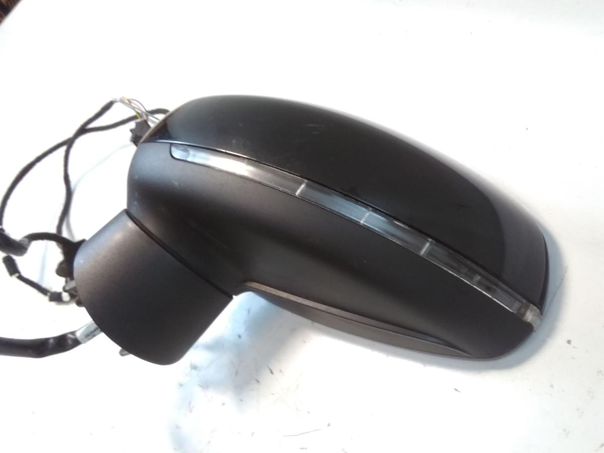 Audi A1 8X orig.Au&szlig;enspiegel links elektrisch&beheizt 6pol BJ2010 LY9B brillantschwarz