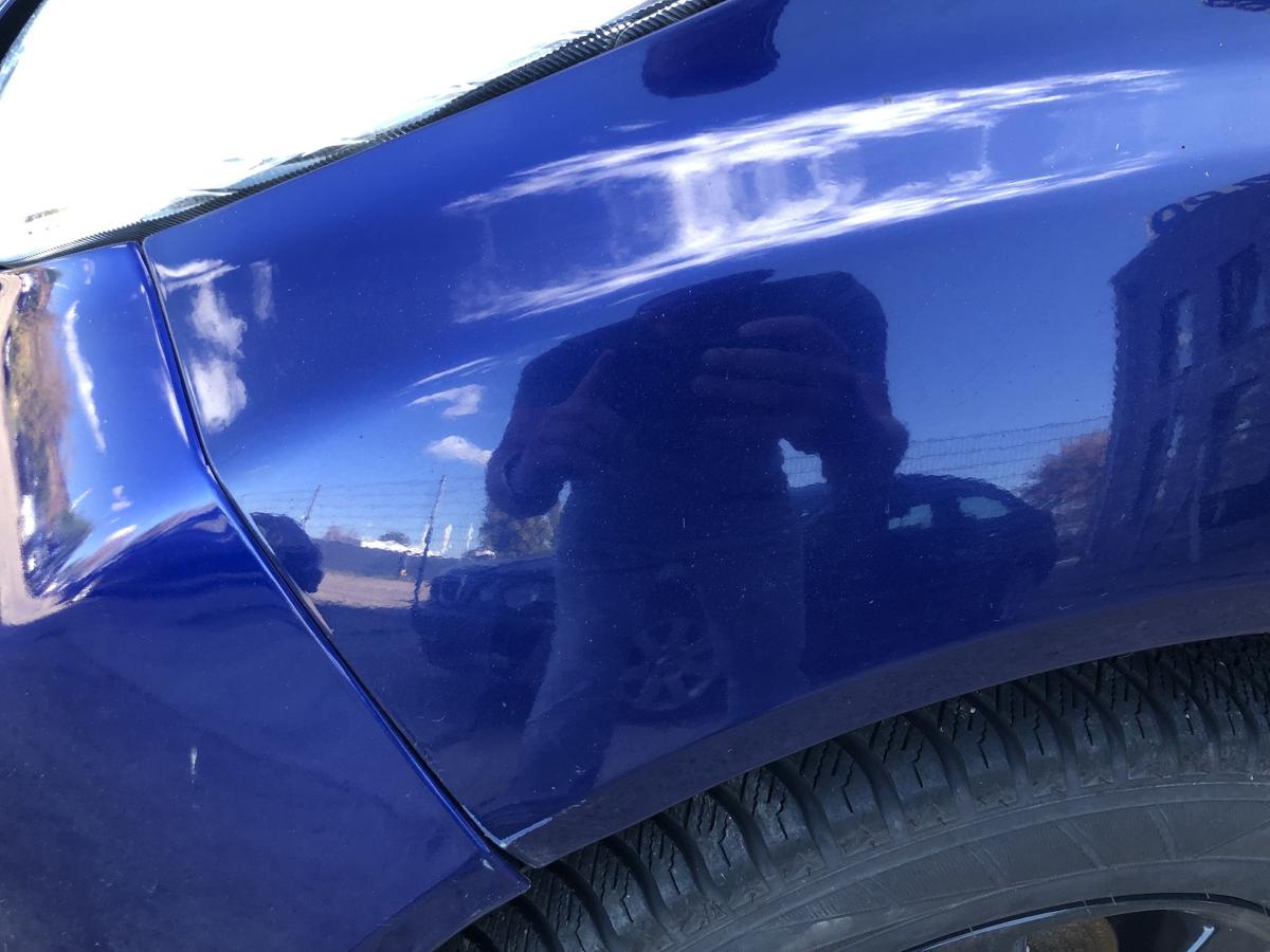 Nissan Micra K12 Kotflügel vorn links Fahrerseite BW6 Dark Blue Perl