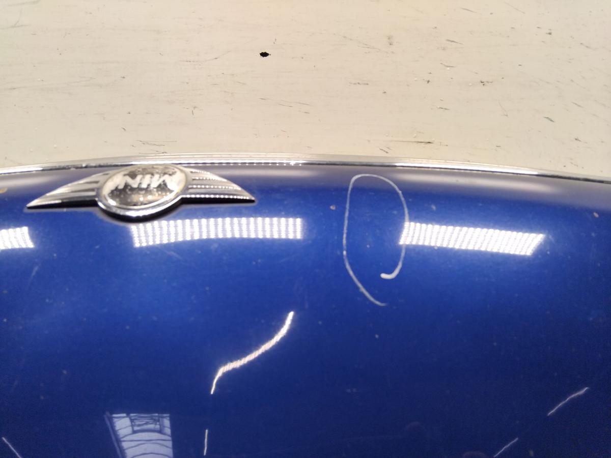 Mini Cooper R50 original Motorhaube Deckel vorn 862 Indi Blue Metallic BJ2001