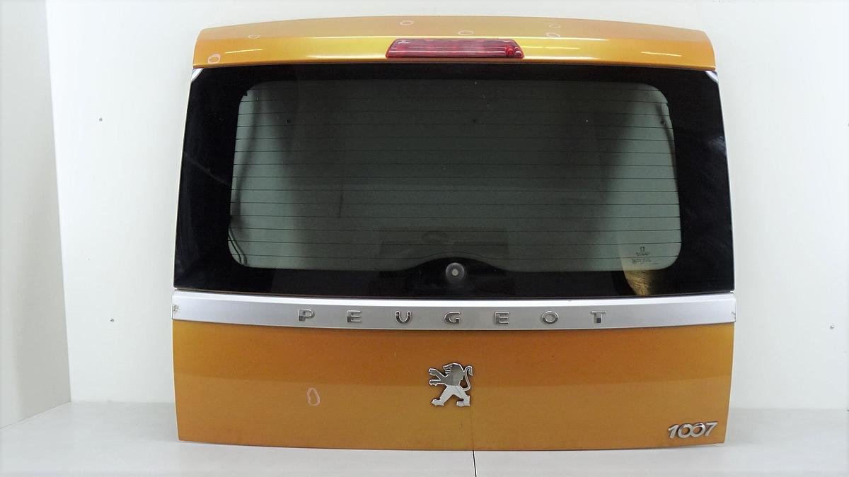 Peugeot 1007 BJ2006 Heckklappe mit Scheibe KHW-Orange Salamanque