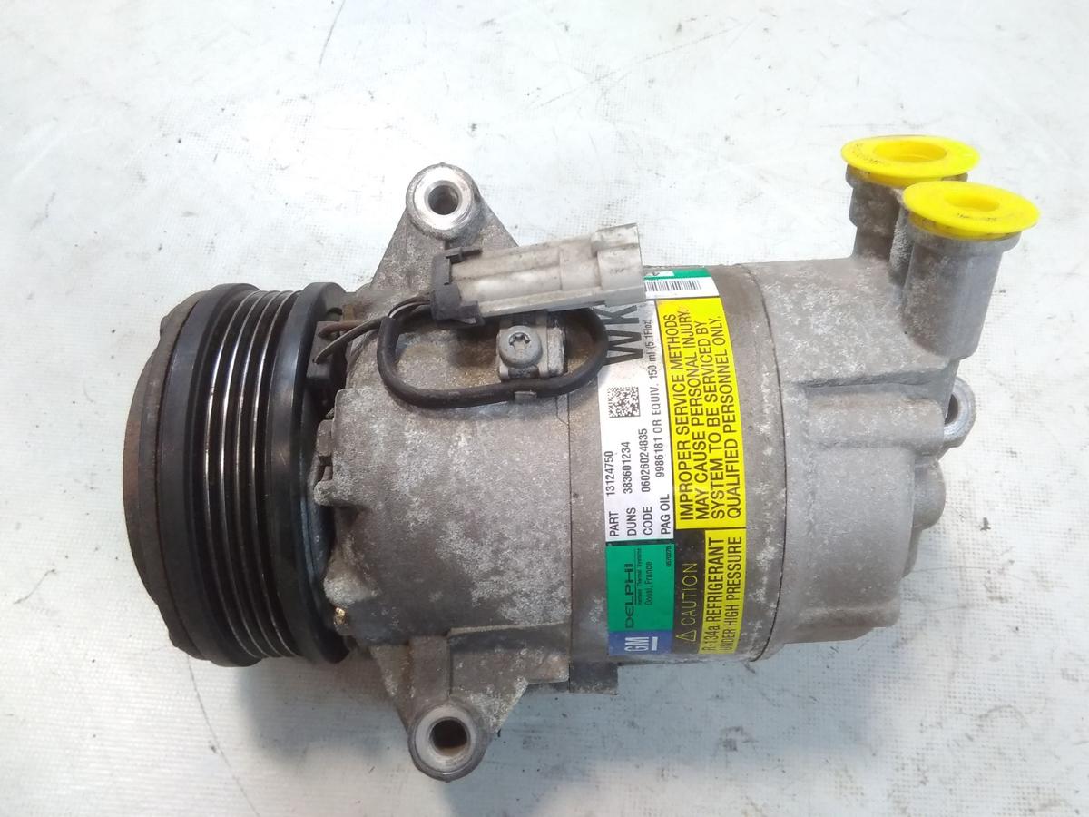 Opel Meriva A original Klimakompressor 13124750 DELPHI 1.6 77kw Z16XEP BJ2006