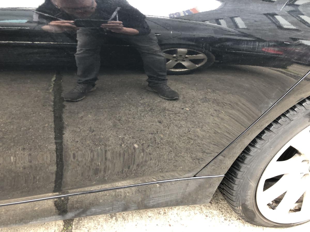 BMW 3er F31 Touring Sportline T&uuml;r hinten links Fondt&uuml;r Rohbau 668 SCHWARZ II