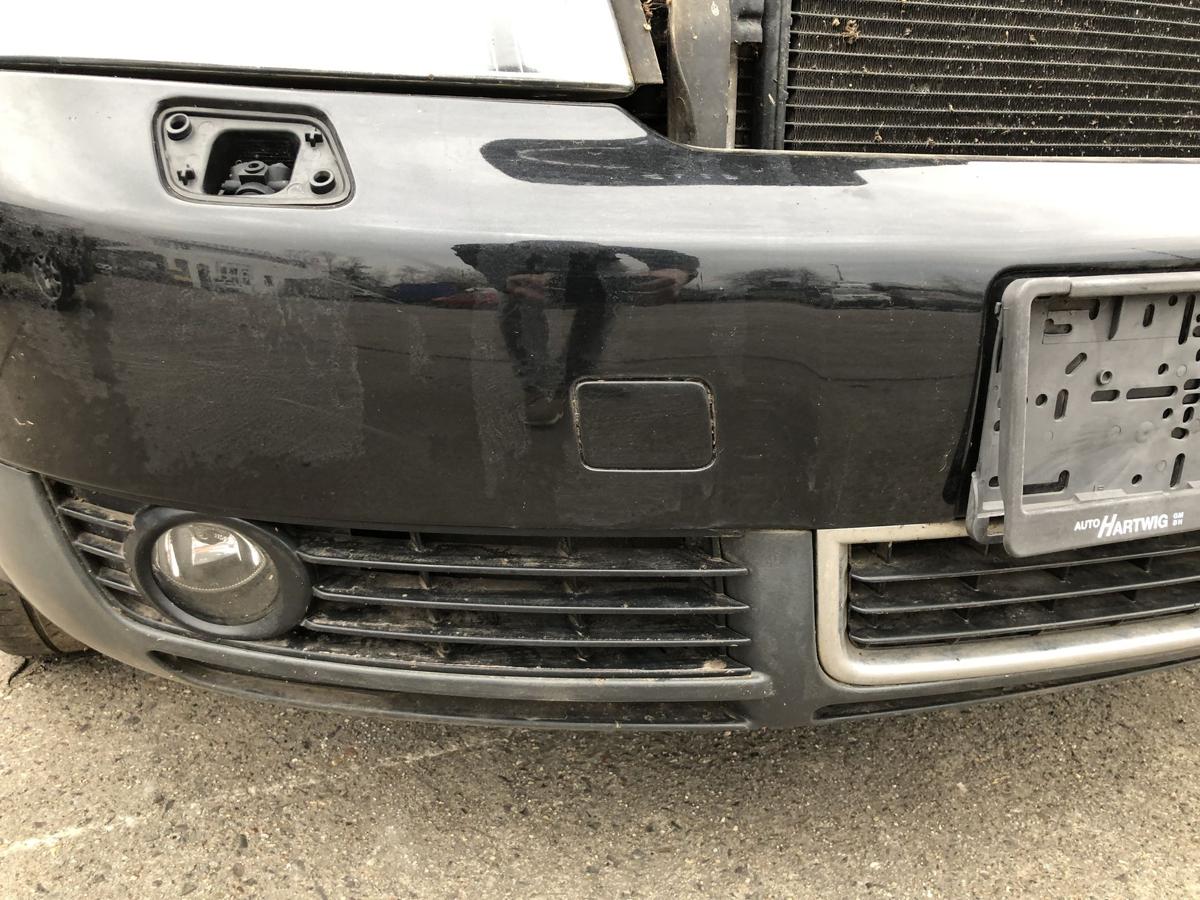 Audi A4 8E B6 Avant Sto&szlig;f&auml;nger vorn Frontsch&uuml;rze mit NSW f&uuml;r SRA LZ9W schwarz