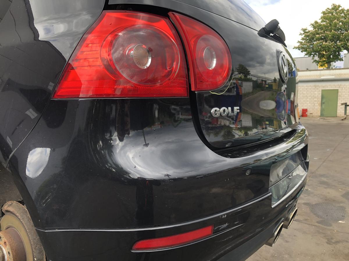 VW Golf V original Stoßstange Fänger OBERTEIL hinten/Heck C9Z Black magic Bj2008