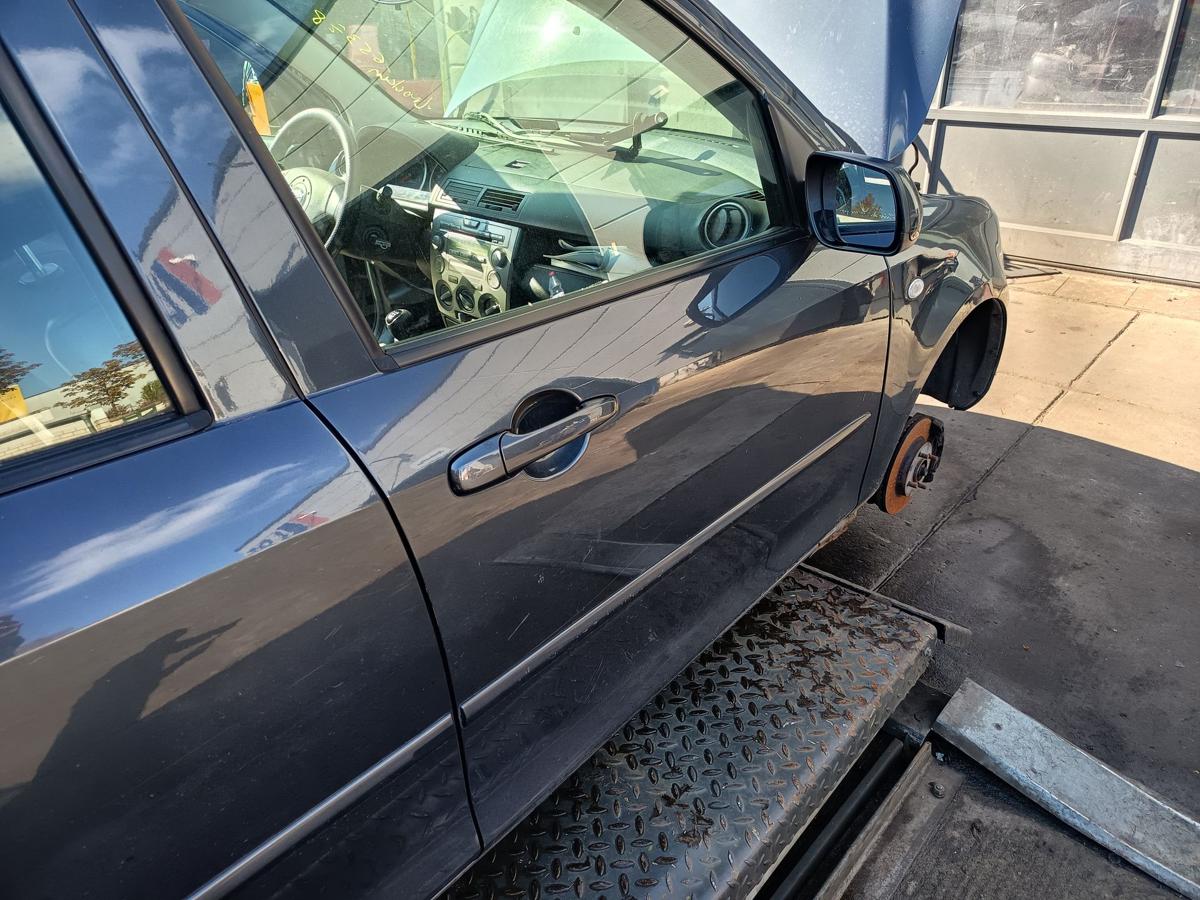 Mazda 2 DY original Tür vorn rechts Beifahrer 33T Seegrau Bj 2006