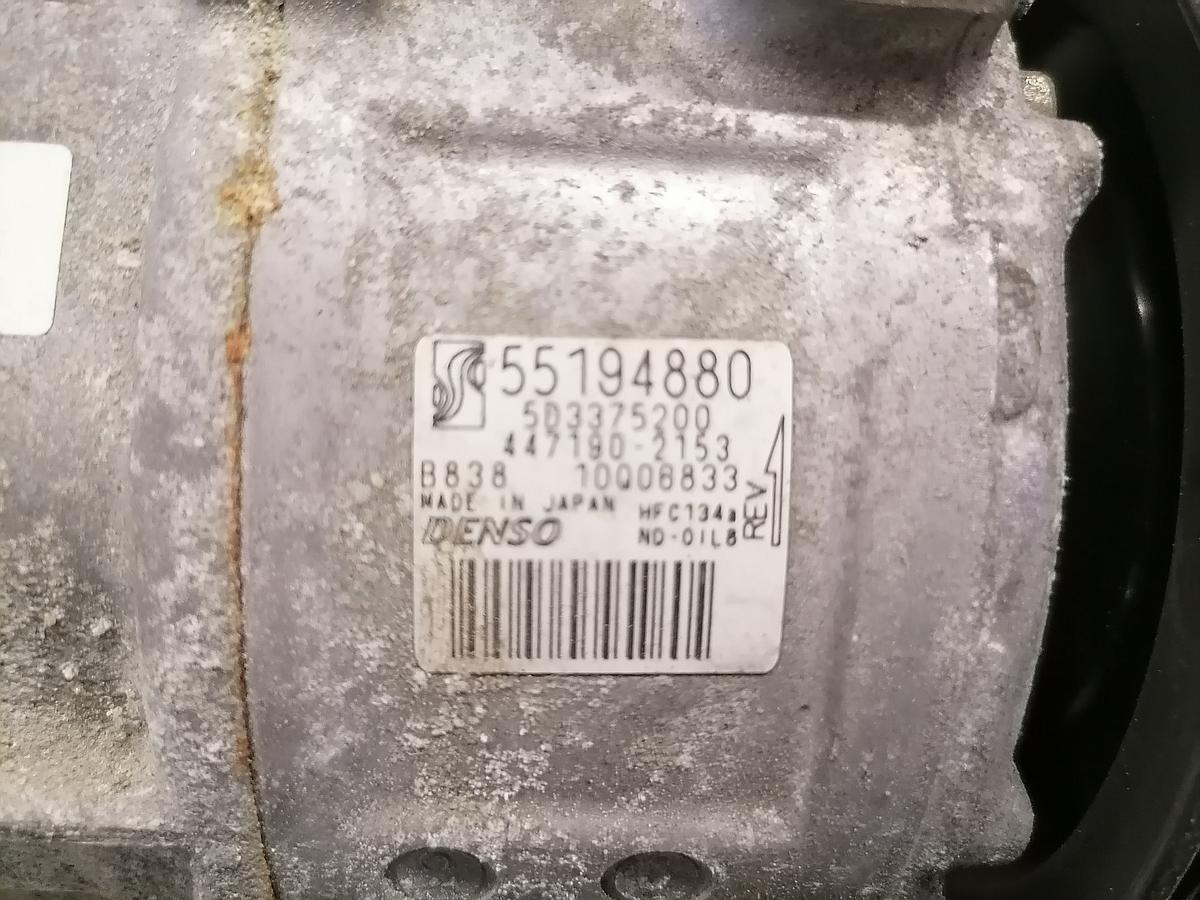 Fiat Punto Evo Klimakompressor 1.2 51KW Denso 55194880 BJ2014