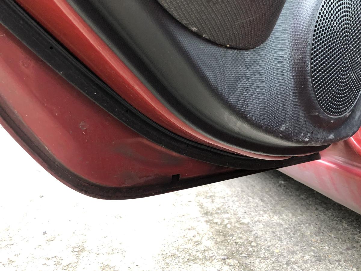 Nissan Micra K12 Tür hinten links Fondtür im Rohbau A32 Emotion Red