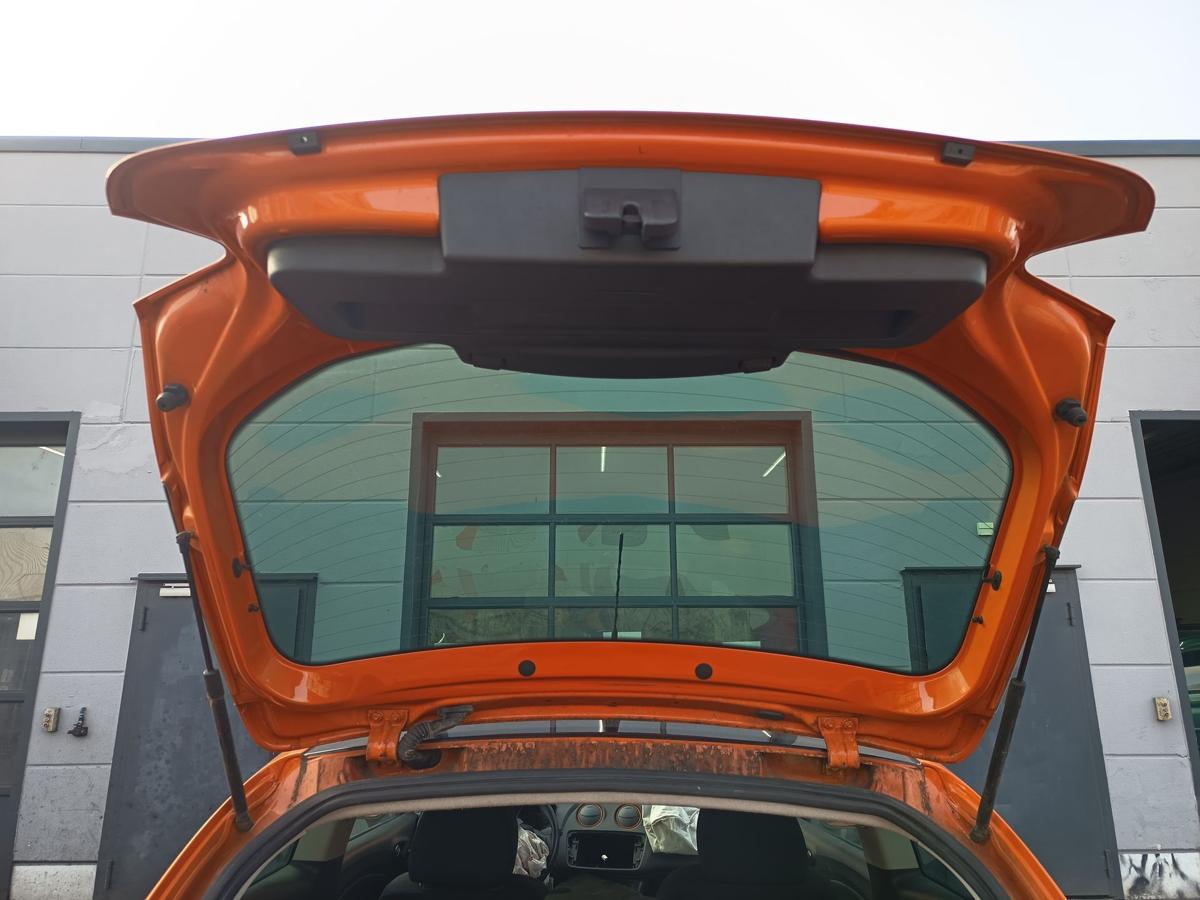 Seat Ibiza 6J 3t&uuml;rer original Heckklappe mit Scheibe P2C Luminarange Bj 2009