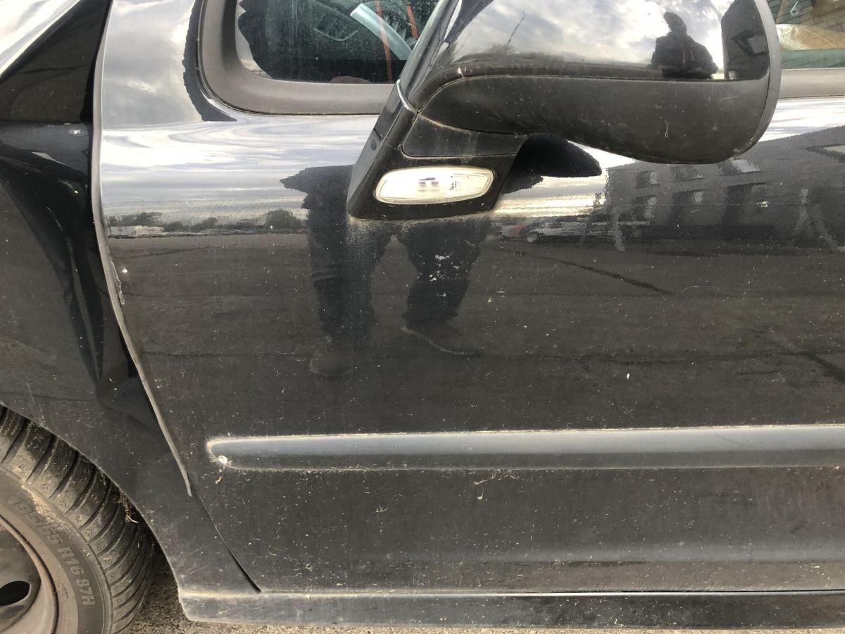 Peugeot 207CC Tür vorn links Fahrertür im Rohbau EXL Schwarz Obsidien Metallic