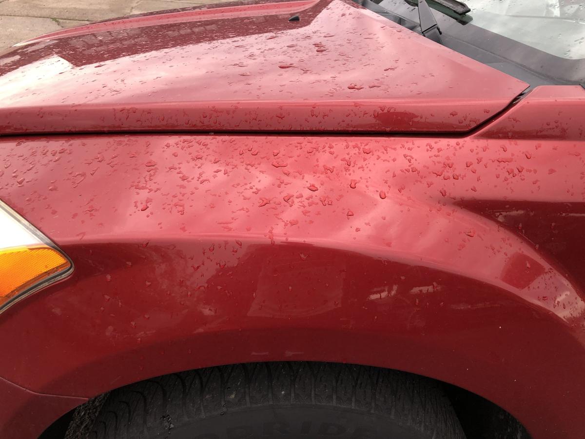 Dodge Caliber PK Kotfl&uuml;gel links Mopar Fahrerseite Seitenwand weinrot