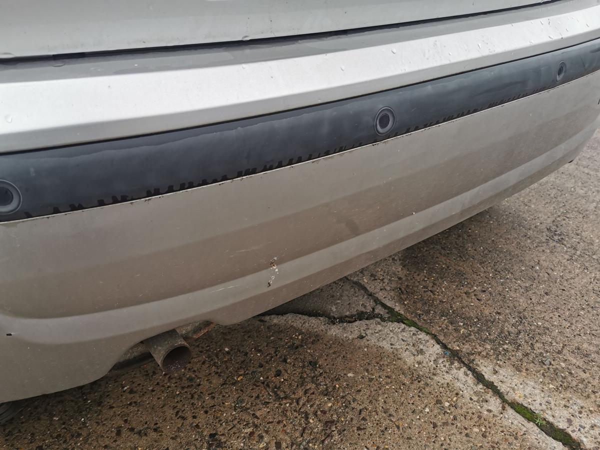 Fiat Panda 169 Stossstange Stossfänger Bumper hinten PDC 647 Grigio Steel Met