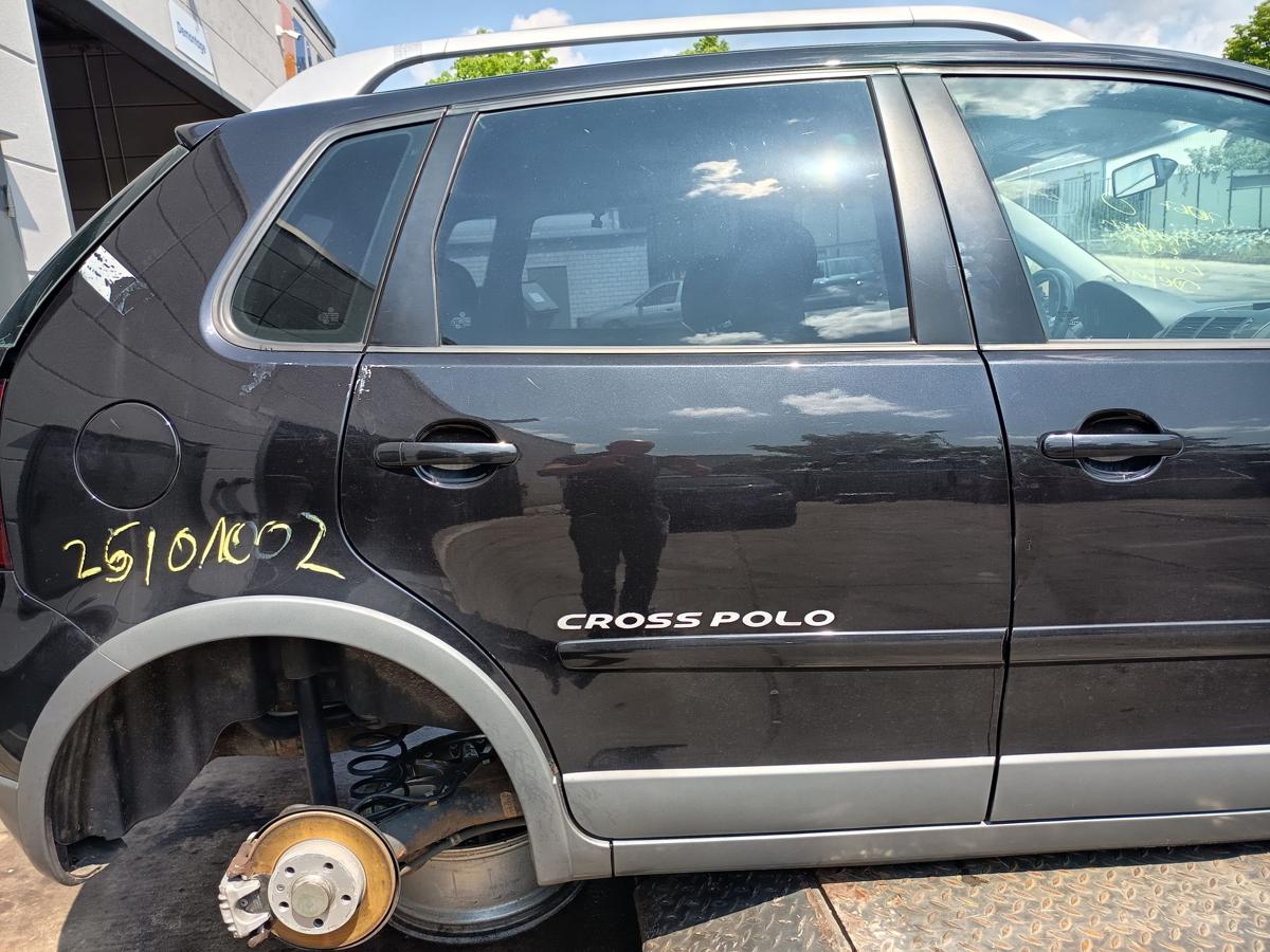 VW Polo Cross 9N3 orig Tür hinten rechts Beifahrerseite LC9Z Black Bj 2007