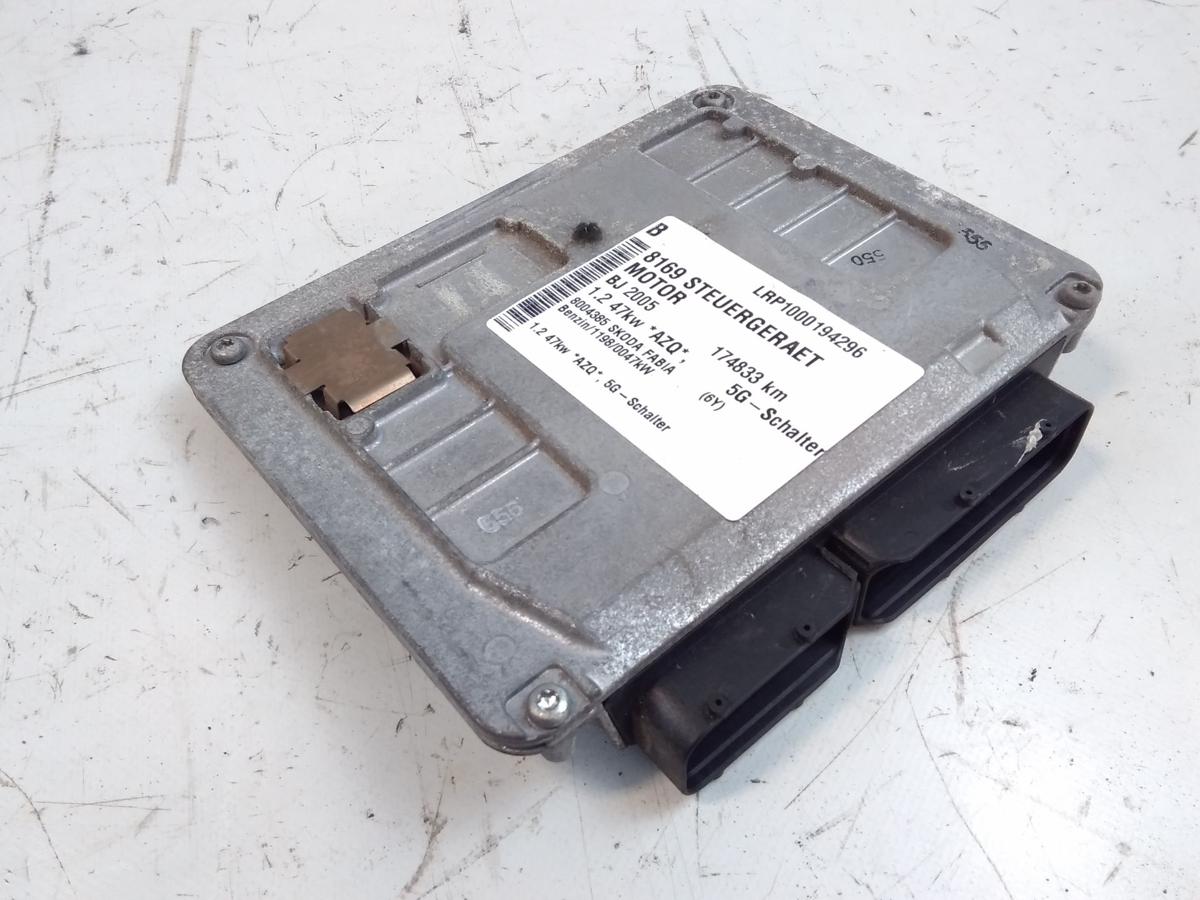 Skoda Fabia 6Y original Steuergerät Motor 5WP44305 03E906033A 1.2 47kw BJ2005
