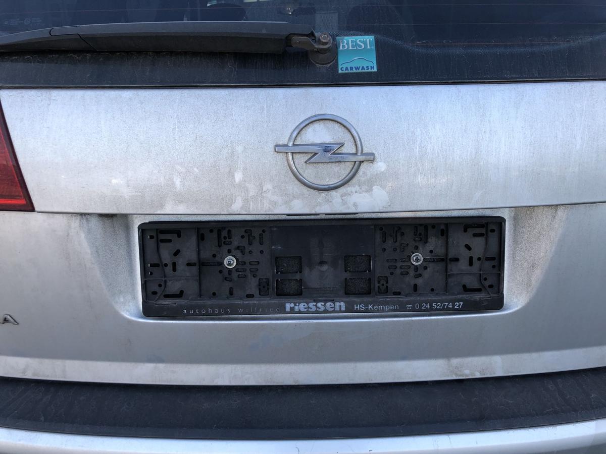 Opel Vectra C Caravan bis05 Heckklappe mit Scheibe Kofferklappe 2AU Starsilber