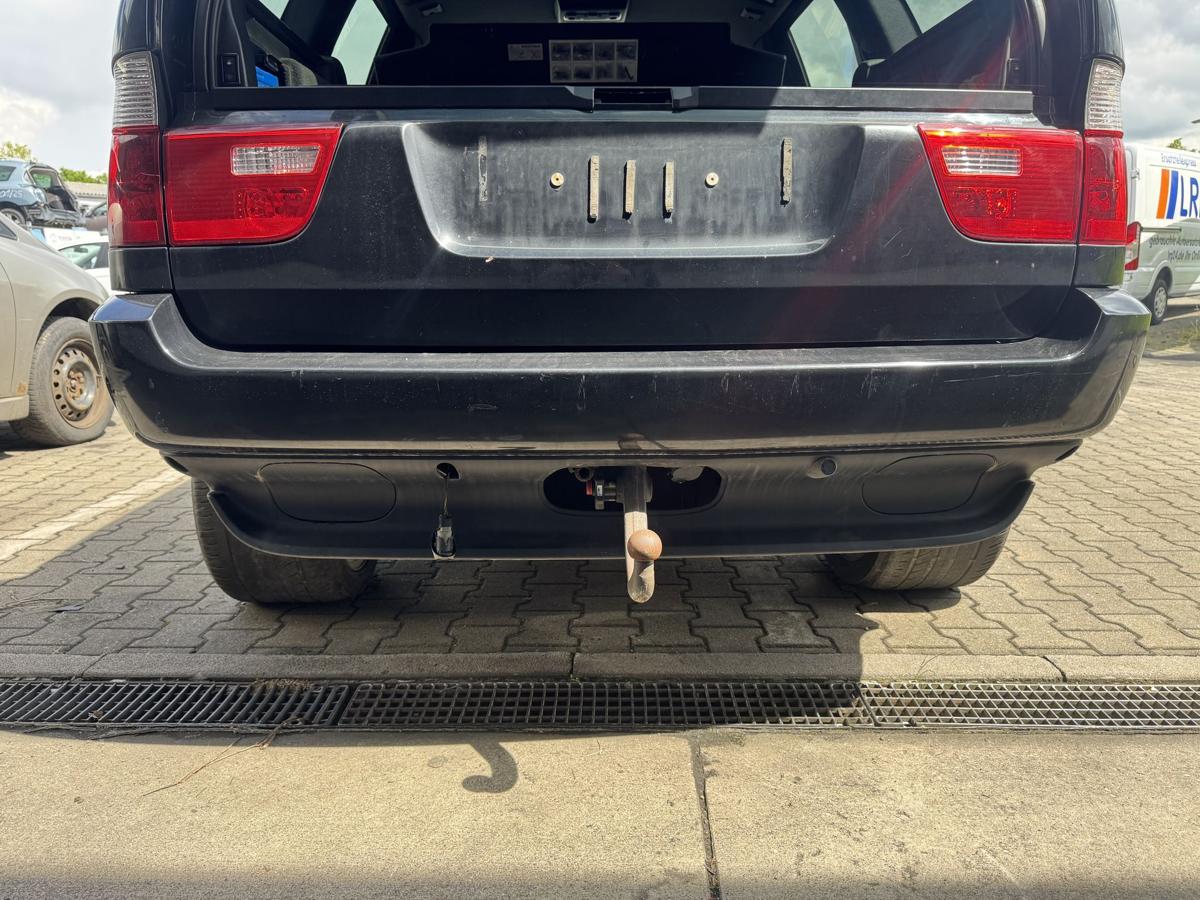 BMW X5 E53 original Sto&szlig;stange Stossf&auml;nger hinten 475 Blacksaphire Metallic