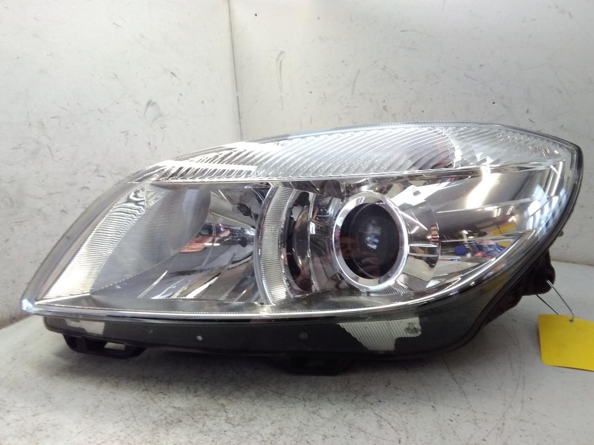 Skoda Fabia 2 5J Facelift original Scheinwerfer links Halogen Ellipsoid BJ2011