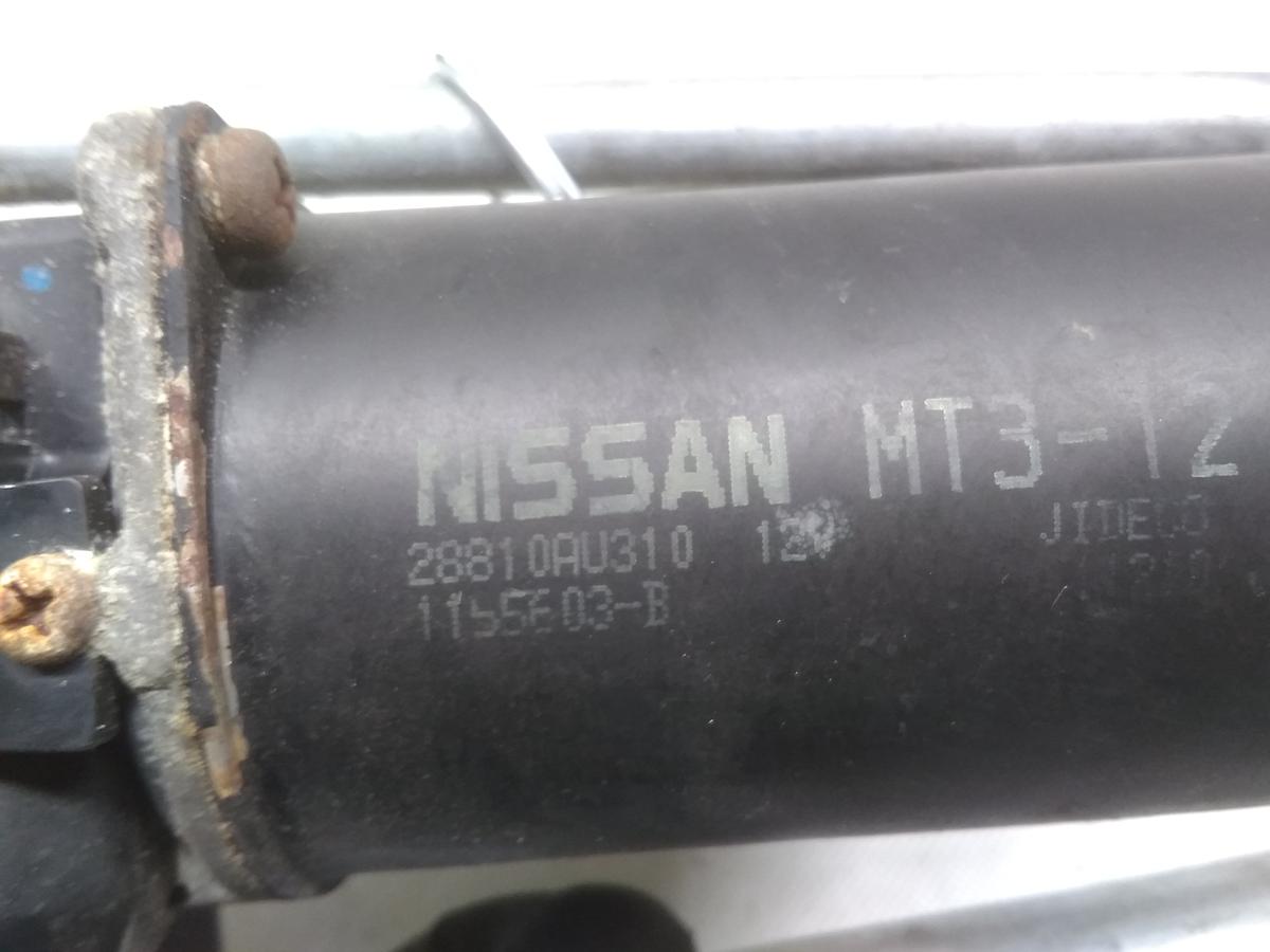 Nissan Primera P12 original Wischergestänge vorn mit Motor