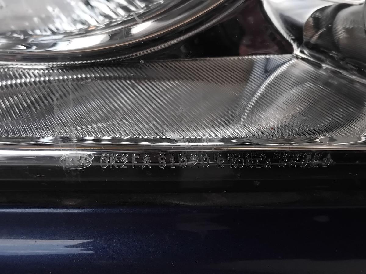 Kia Carens II original Scheinwerfer rechts Halogen mit LWR BJ2002
