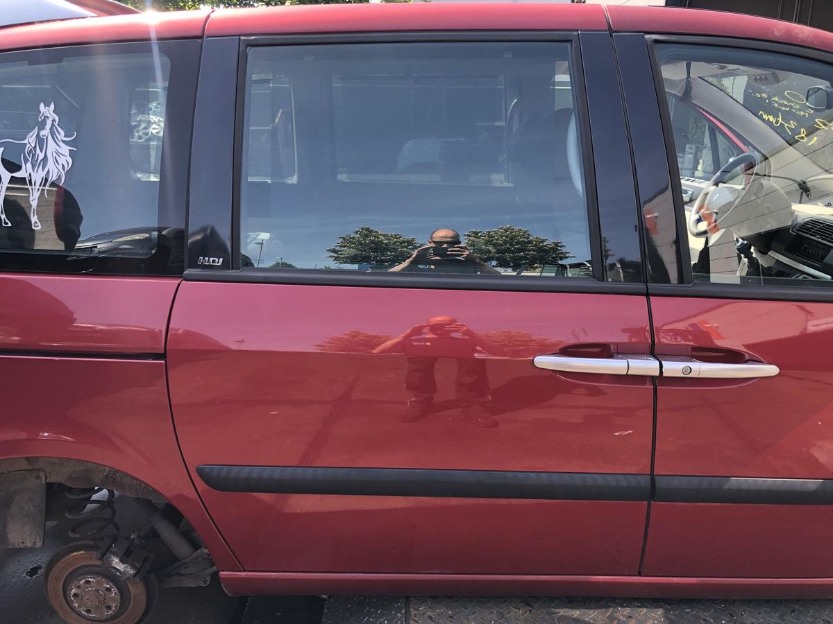 Peugeot 807 original Schiebetür hinten rechts Fond KKQ Tiefrot Bj 2004