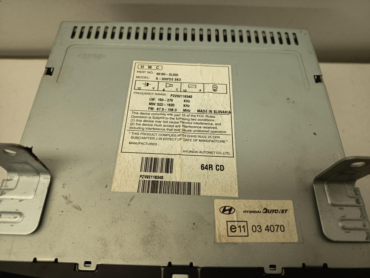 Hyundai I30 original Radio CD MP3 Baujahr 2010