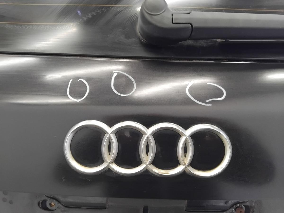 Audi A4 8E B6 Kombi Avant Heckklappe LZ9W ebonyschwarz mit Heckscheibe BJ2004